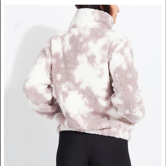 Betsey Johnson Tye Dye Fleece Zip Up - Picture 2 of 13